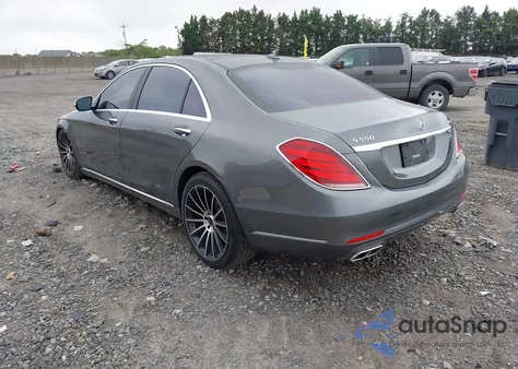 2017 Mercedes-Benz S 550 4Matic из США, поврежденный, VIN WDDUG8FB6HA335666